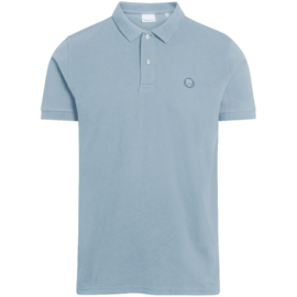 Knowledge Cotton Apparel - Rowan Basic Polo Asley Blue