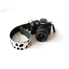 Leren camerariem - dalmatier  |  donker groen