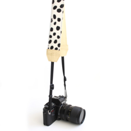 Leren camerariem - dalmatier  |  geel