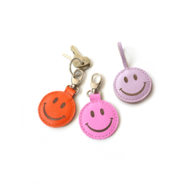Smiley  sleutelhanger | optioneel met Airtag vakje
