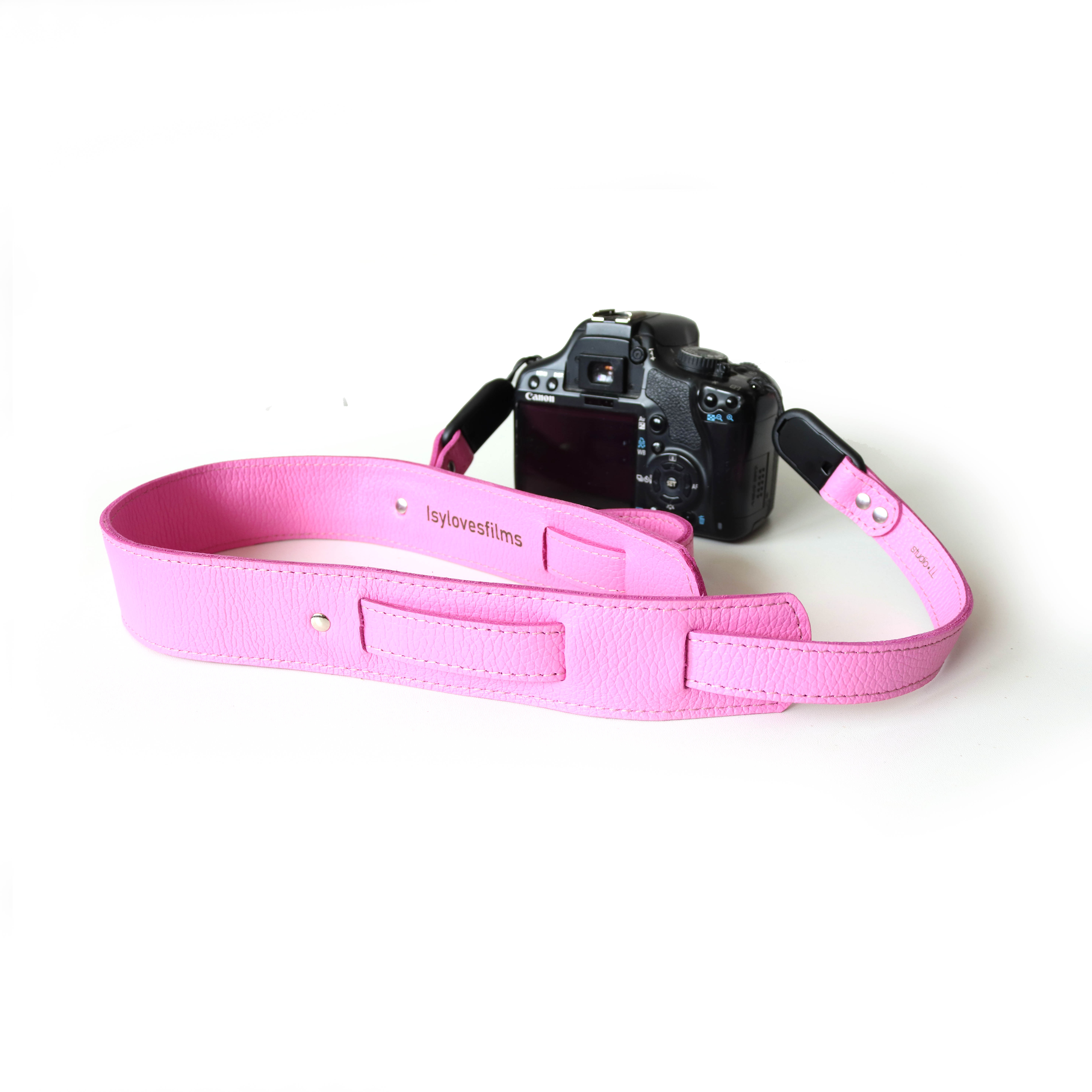 Leren camerariem || anchor links