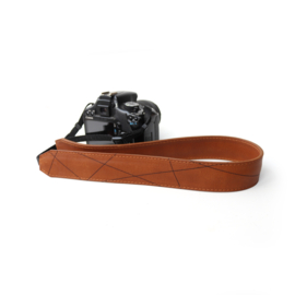 Leren camerariem LLines | cognac