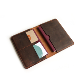 Passport cover - brown