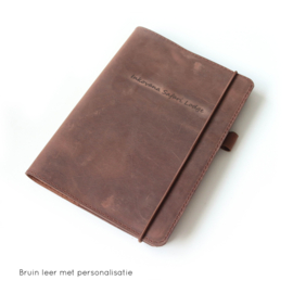 Lederen agenda/notitieboek hoes | basic