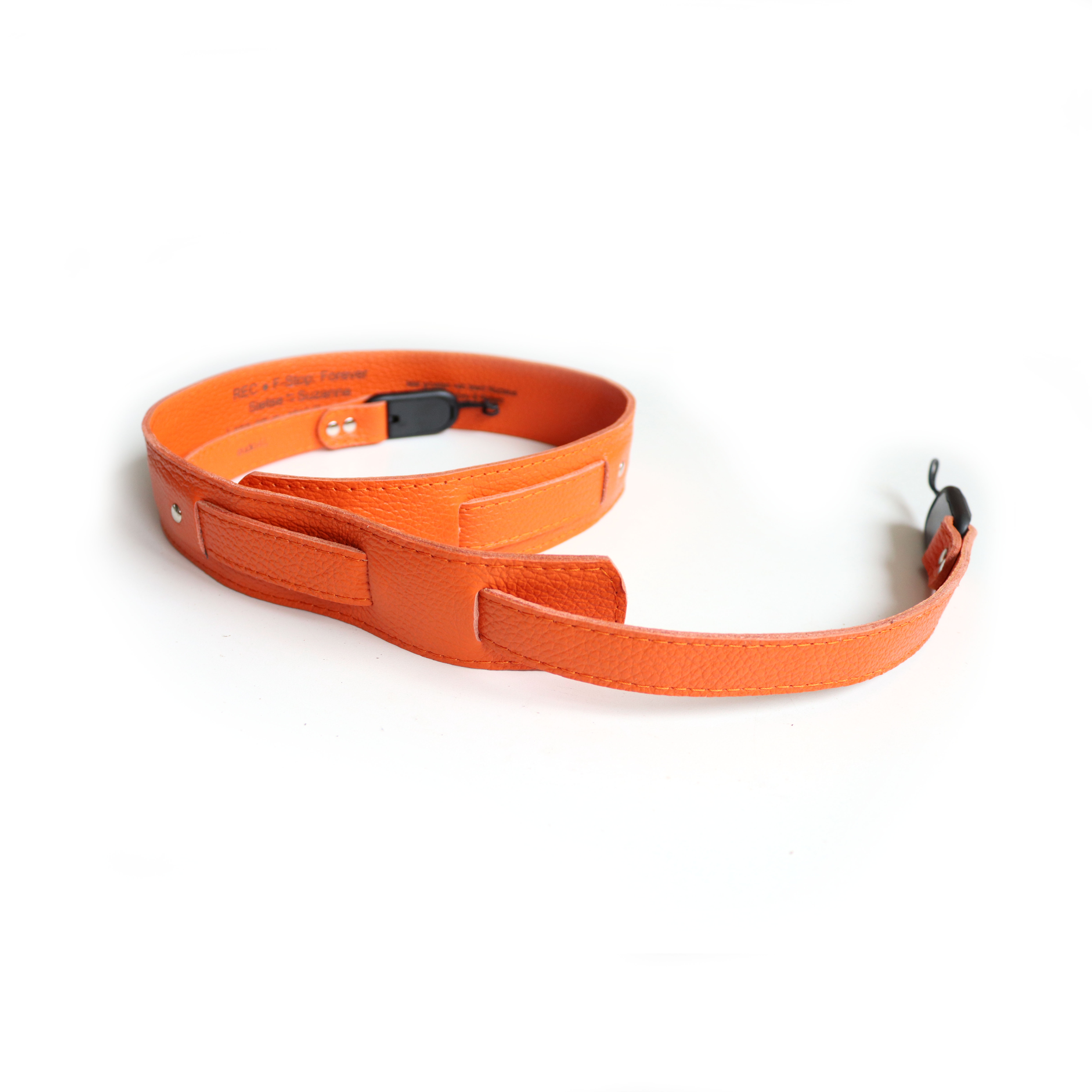 Leren camerariem || anchor links