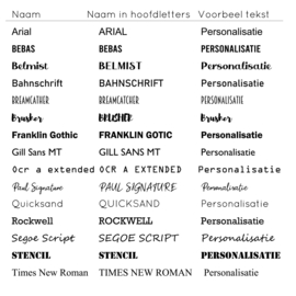 Gepersonaliseerde sleutelhanger | 2 lagen doorgestikt leer