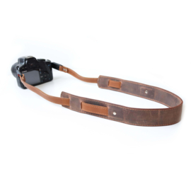 Leren camerariem || anchor links