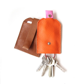 Sleutel etui - met knoopje