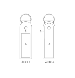 Gepersonaliseerde Sleutelhanger II