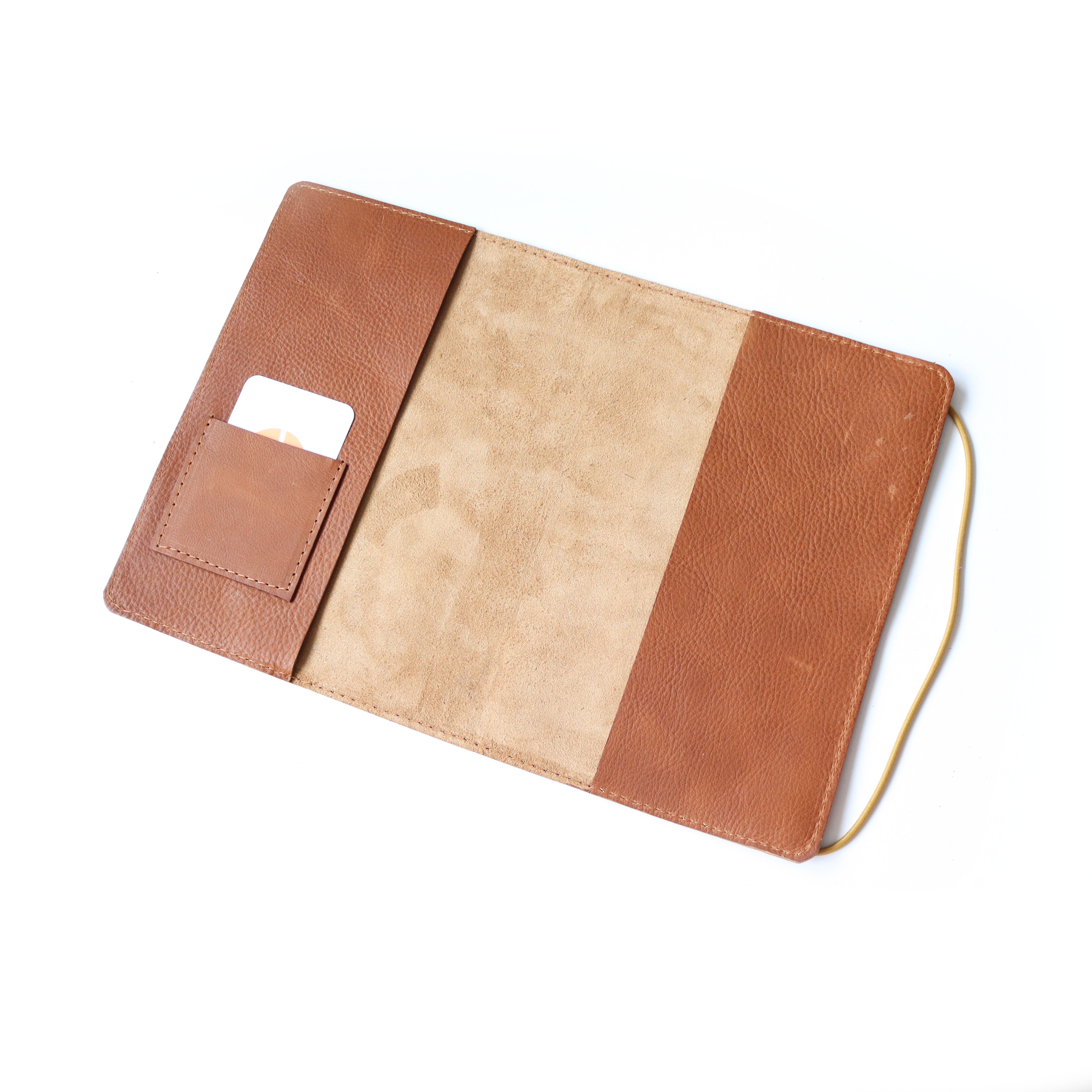 Lederen agenda/notitieboek hoes | basic