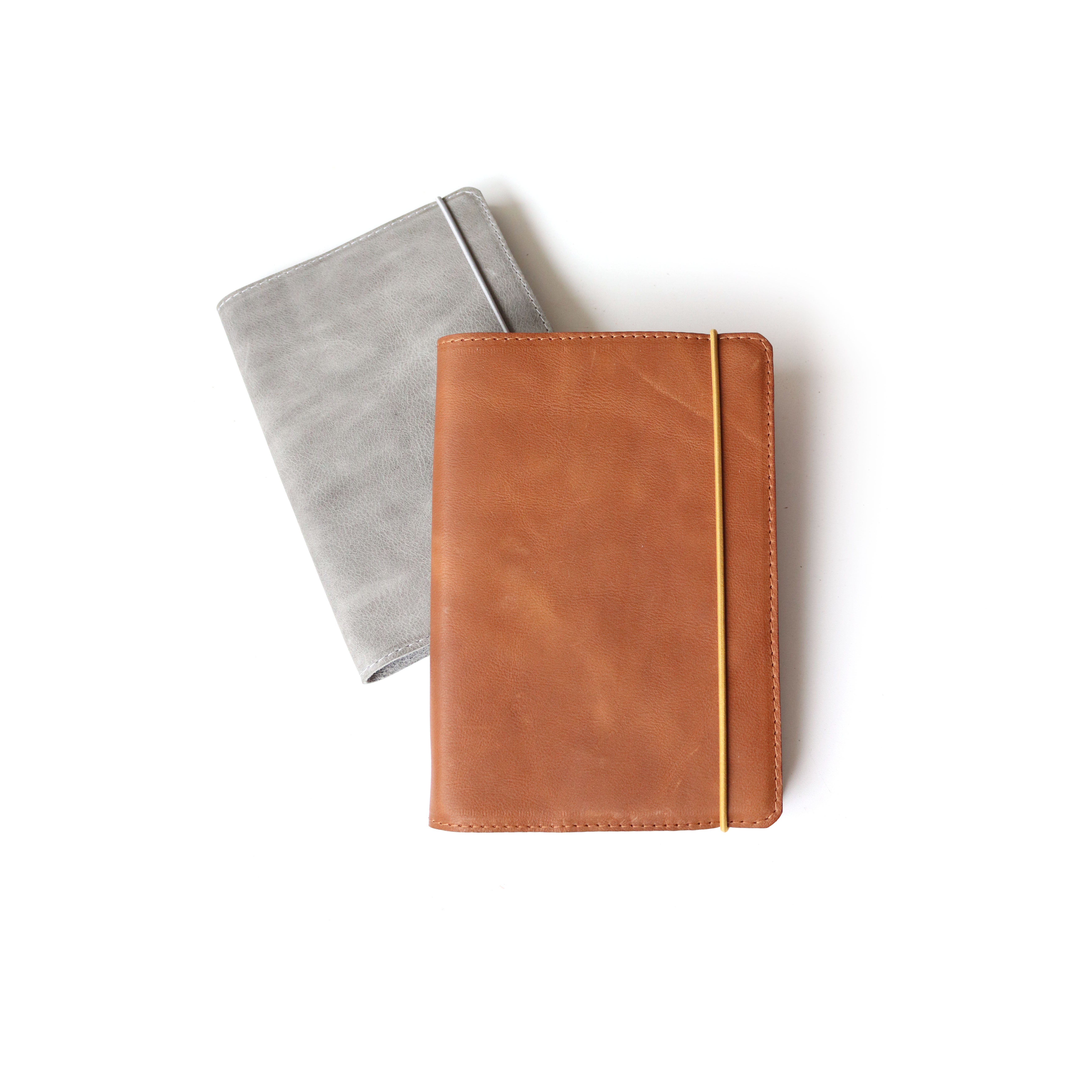 Lederen agenda/notitieboek hoes | basic