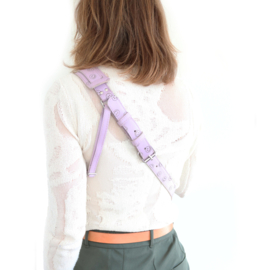 Leren camera sling | smiley