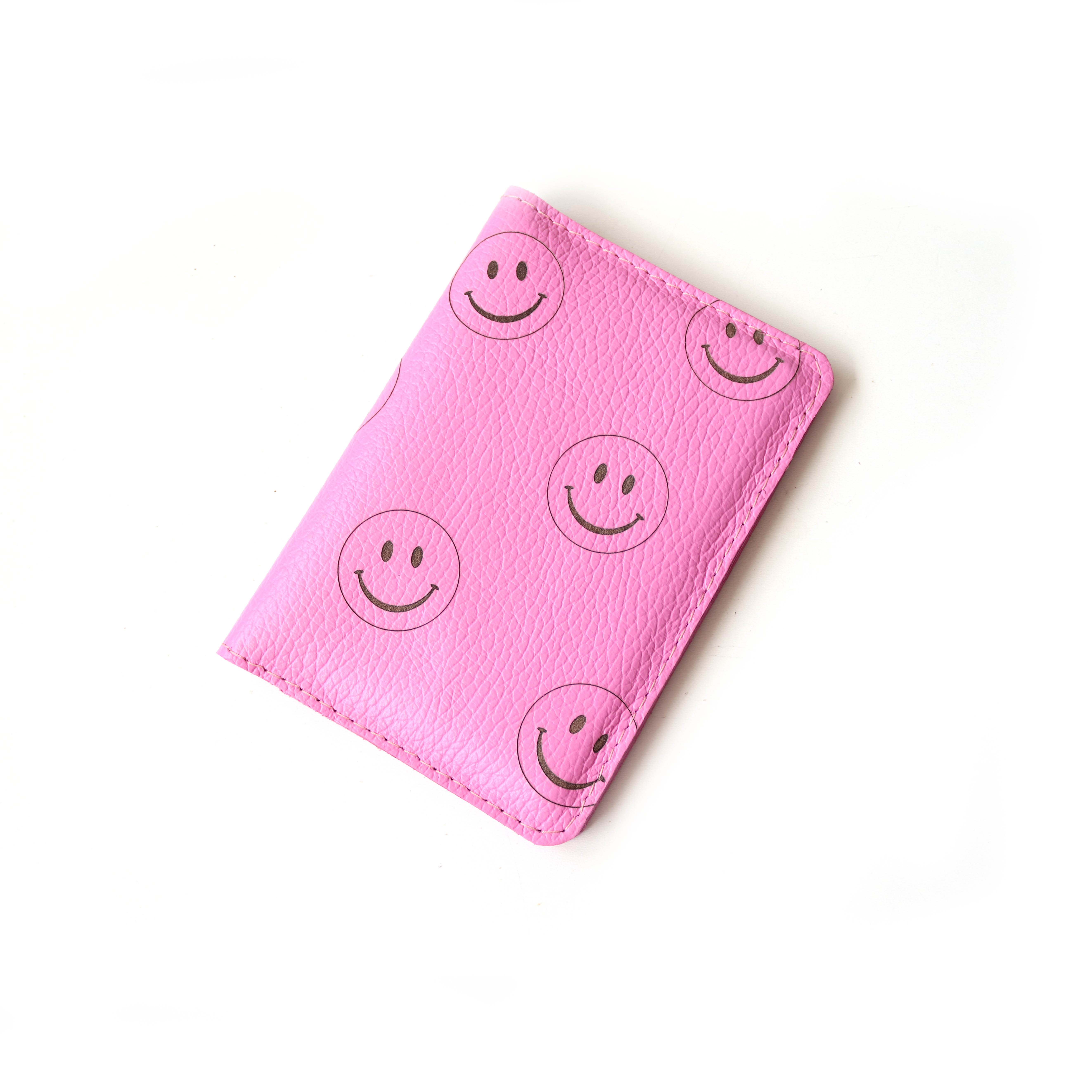 Paspoorthoesje | smiley overal
