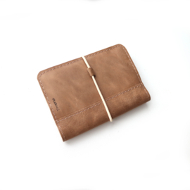 Leren paspoort hoesje | coco | licht bruin