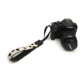Leren camera polsband | dalmatier