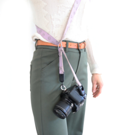 Leren camera sling | smiley