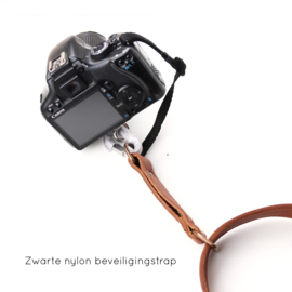 Leren camera sling