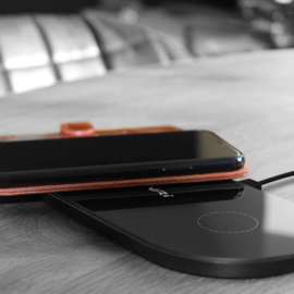 VRi Wireless Charger X2, Chargeur à induction VR-i Qi double chargeur rapide Noir