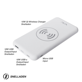 VRi Wireless Charger  | Powerbank X3 White