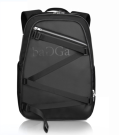 VRi Bagga padded laptop rugzak 25 liter - zwart