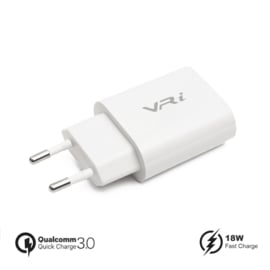 VRi Fast Charge Adapter QC3.0 White