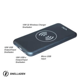 VRi Wireless Charger  | Powerbank X3 Grey