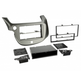 2-DIN PANEEL HONDA FIT/ JAZZ 2009-2013 - KLEUR: ZILVER