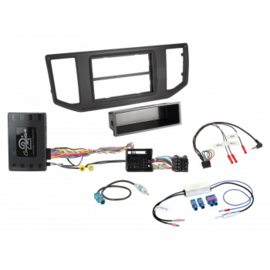 2-DIN INBOUW-KIT VOLKSWAGEN CRAFTER/ GRAND CALIFORNIA - MAN TGE 2017-2020 ZWART