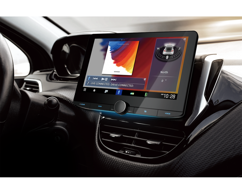 Kenwood DMX5623DABS - 10" HD Zwevend scherm - Draadloze carplay + Android Auto