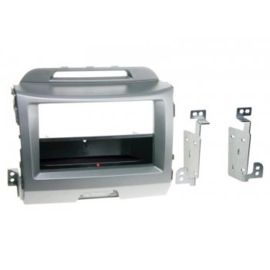 2-DIN PANEEL INBAY® KIA SPORTAGE 2010-2019 KLEUR: ZWART/GRIJS