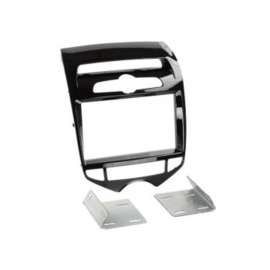 2-DIN PANEEL HYUNDAI IX20 2010-2014 KLEUR: MAT ZWART/PIANO ZWART