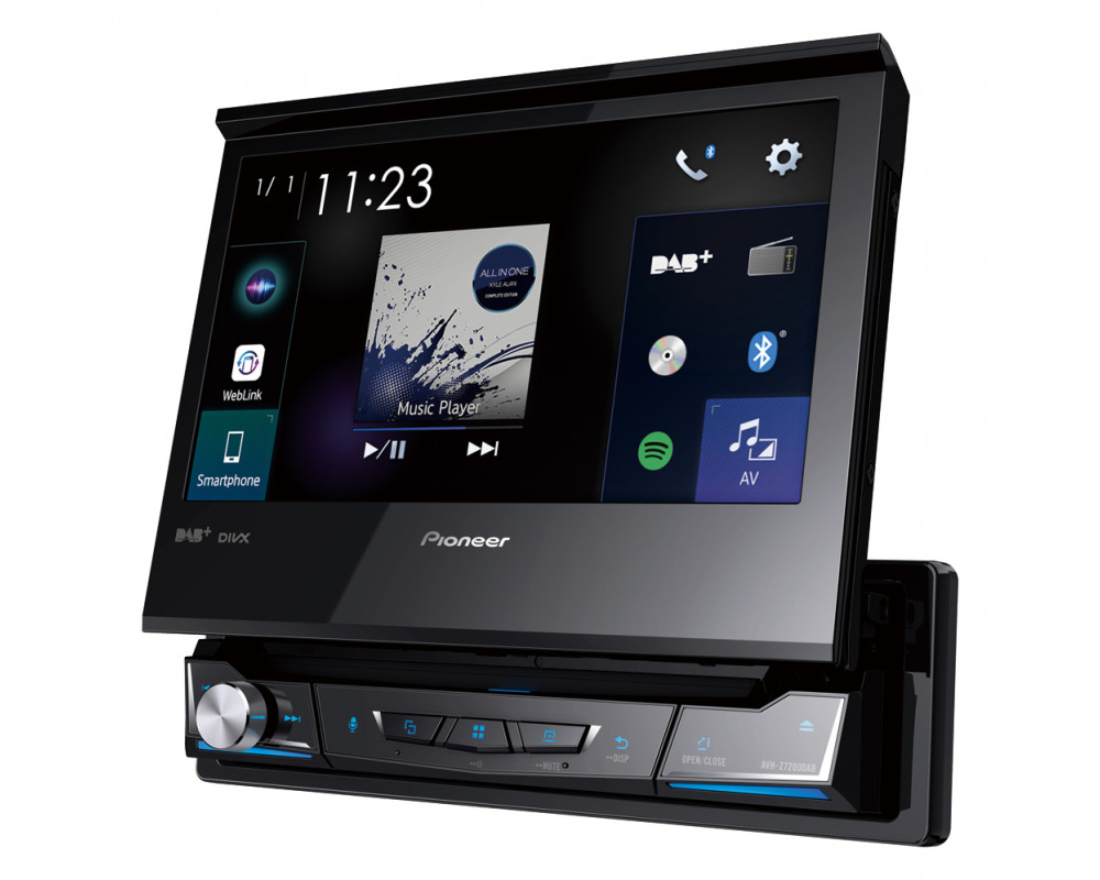 Pioneer AVH-Z7200DAB 1 DIN Klapscherm 7"