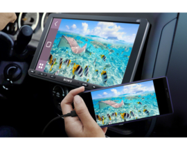 SONY XAV-AX8050D - 1-DIN AUTORADIO - MULTIMEDIA- BLUETOOTH - CARPLAY - ANDROID AUTO.
