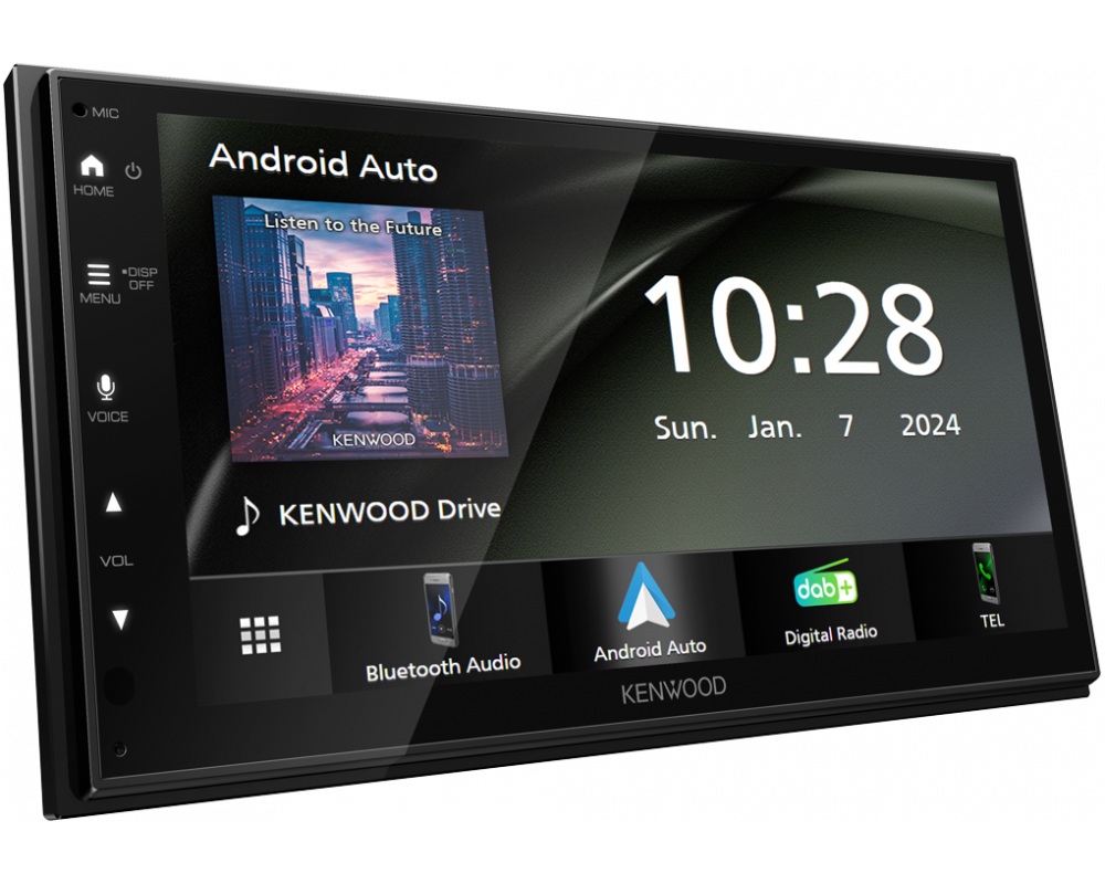 Kenwood DMX5023DABS - Multimediasysteem - 6.8" touchscreen - Apple Carplay en Android Auto