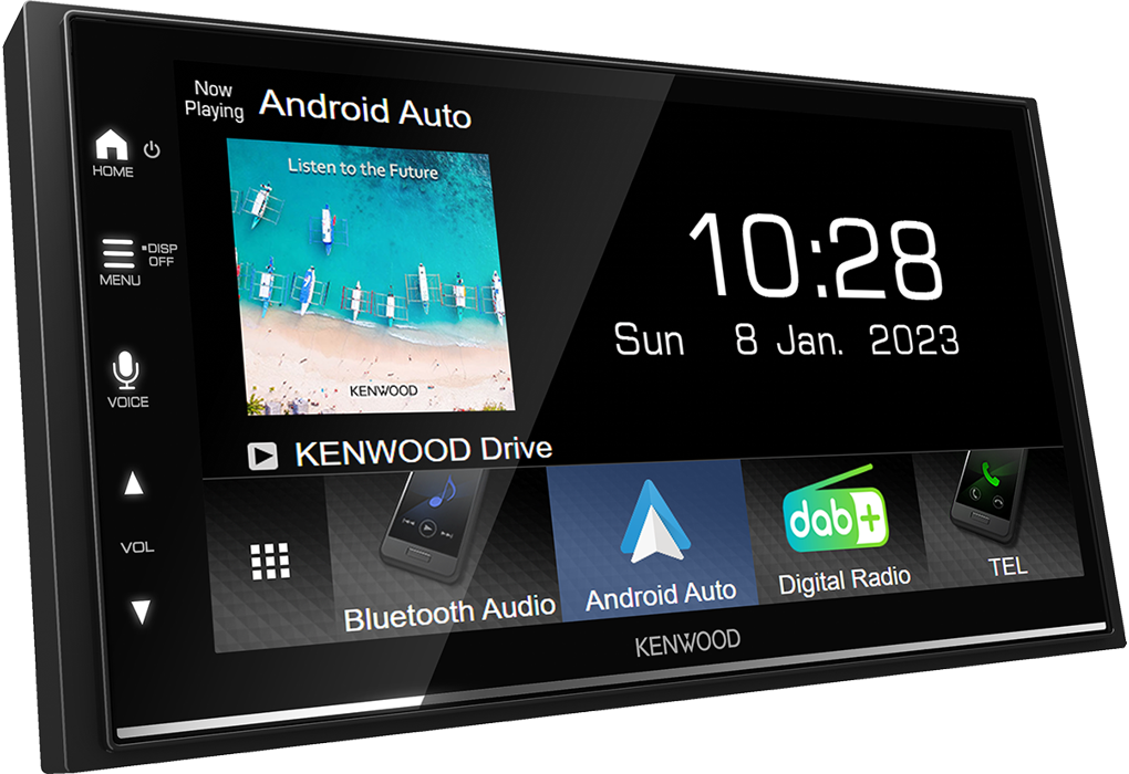 Kenwood DMX-7722DABS 6.8” AV-Receiver met Bluetooth, DAB Radio Wireless Apple Carplay/ Android Auto