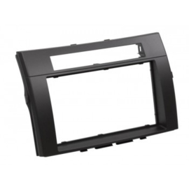 2-DIN PANEEL TOYOTA COROLLA VERSO 2004-2009 - KLEUR: ZILVER/ZWART