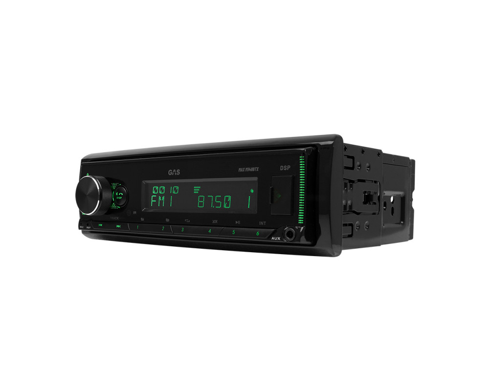 GAS MAX 1DIN BT, AUX, USB, APP, DSP, RDS