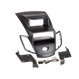 2-DIN PANEEL INBAY® FORD FIESTA (DISPLAY) 2008-2013 KLEUR:ZWART/ZILVER