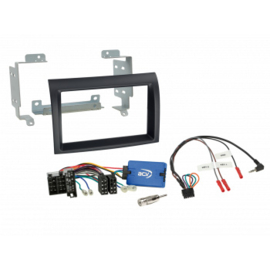 2-DIN KIT (STUURWIEL INTERFACE) FIAT DUCATO / CITROËN JUMPER / PEUGEOT BOXER 2014>KLEUR:ZWART/PIANOLAKZWART