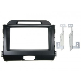 2-DIN PANEEL KIA SPORTAGE III 2010-2015 KLEUR: ZWART