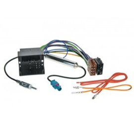 RADIO AANSLUITKABEL DIN DIV. MODELLEN AUDI- SEAT- SKODA- VW - MASERATI INCL. ANTENNE PHANTOM POWER