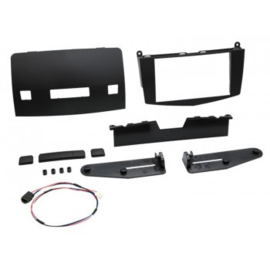 2-DIN PANEEL MERCEDES BENZ C-KLASSE W204 2007-2011 KLEUR: ZWART