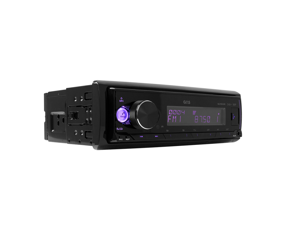 GAS MAX 1DIN DAB, BT, AUX, USB, APP, DSP, RDS (TOP RADIO!!)