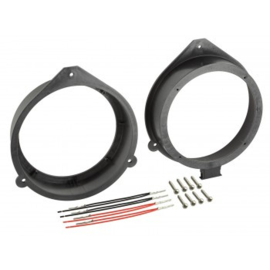 SPEAKER RINGEN Ø 165MM AUDI A4/R8 - -SAAB 9-3-SEAT EXEO MET SPEAKERCONNECTOR