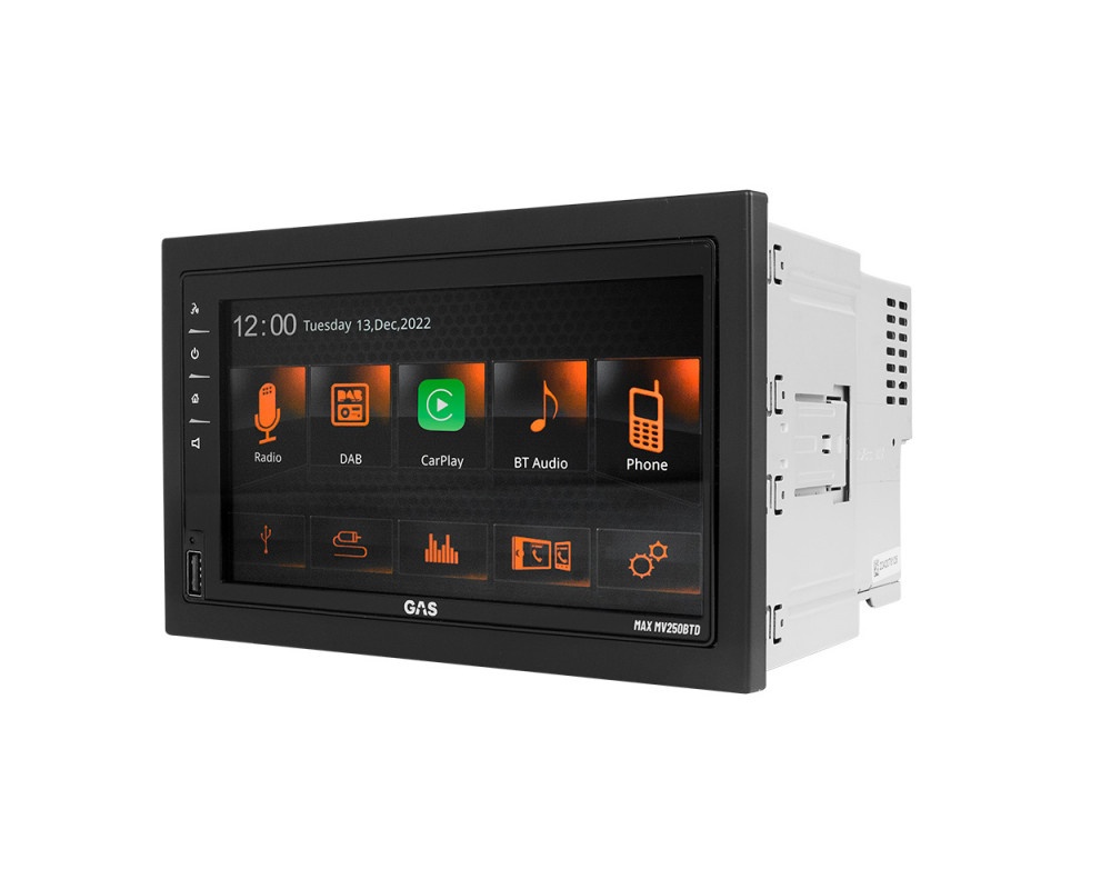 GAS MAX 2DIN Autoradio, 6,75" Touch, CarPlay, DAB