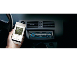 SONY DSX-A416BT 1-DIN AUTORADIO, BLUETOOTH, NFC, USB & AUX, HANDSFREE BELLEN EN MICROFOON