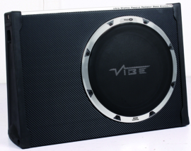 BLACKAIRT12S-V0: Black Air Slimline 12 inch Passive Radiator Subwoofer Enclosure