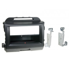 2-DIN PANEEL INBAY® KIA SPORTAGE 2010-2019 KLEUR: ZWART/GRIJS
