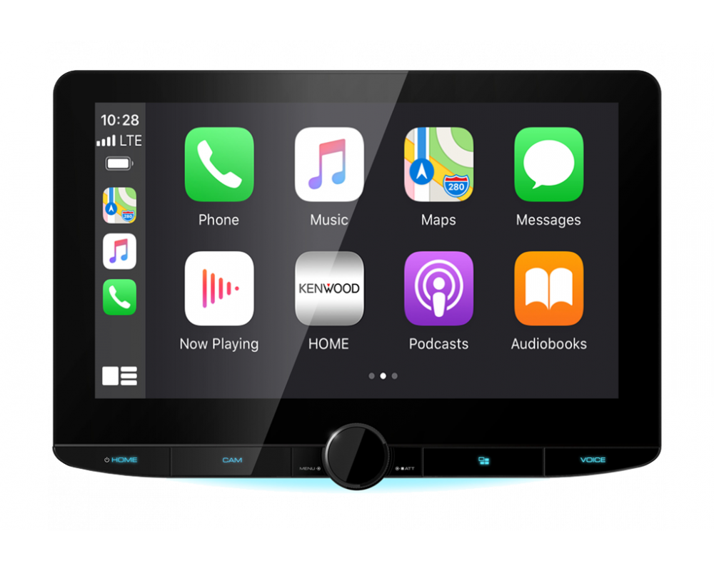 Kenwood DMX5623DABS - 10" HD Zwevend scherm - Draadloze carplay + Android Auto