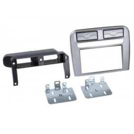 2-DIN PANEEL FIAT GRANDE PUNTO 2005-2010 KLEUR: ZWART/ANTRACIET METALLIC